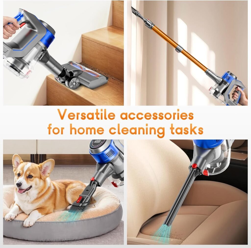 BSNAW stick vacuum for pet hair